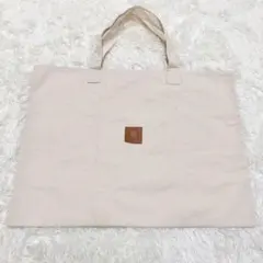 希少 MOTHER HOUSE トートバッグ エコバッグ 革タグ エンボスロゴ