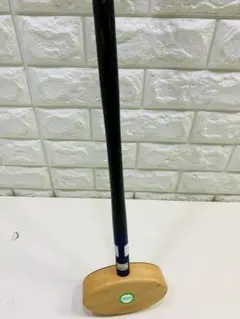 ☆276 asics GROUN GOLF 木製 パター グラウンドゴルフ