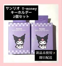 【韓国限定】クロミ T-money キーホルダー 2個セット　新品未使用✨
