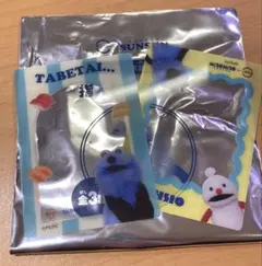 パペットスンスン　スシロー　コラボ　クリアカード　ブルー 青