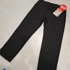 タグ付き　着るホカロン　黒、暖かパンツ　裏フリース　キルティング　防寒