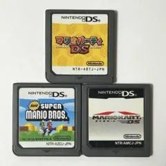 NEWスーパーマリオブラザーズDS &マリオカート &マリオパーティ 3本セット