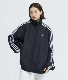 adidas ADILENIUM オーバーサイズ トラックトップ　シーズン1 adidas Adilenium オーバーサイズトラックトップ シーズン1 黒M