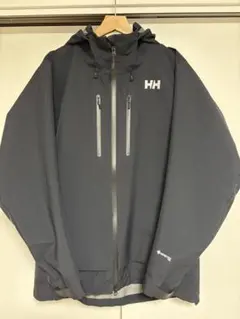 【美品】ヘリーハンセン GORE-TEX シェルジャケット ブラック XL