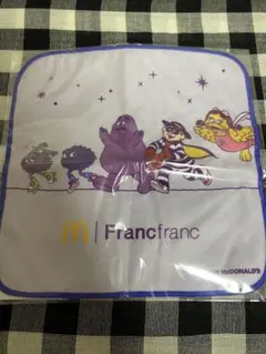 マクドナルド◆マック◆フランフラン◆Francfranc◆ハンドタオル◆パープル
