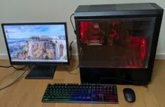 ゲーミングPCセット RGBキーボード・マウス・モニター付き