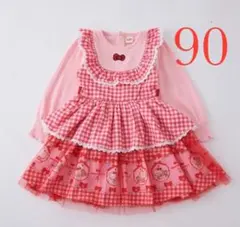 しまむら　リトシー　Littc サンリオ　ハローキティ　ワンピース　サイズ90