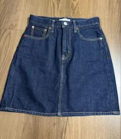 MOUSSY ダークブルーデニム スカート