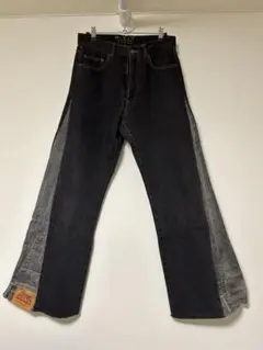 リメイクデニム フレアデニム Levi's 502 デニムパンツ W34 L30