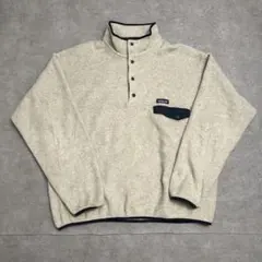 Patagonia シンチラ スナップt XL アイボリー ライトグレー