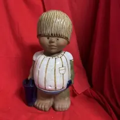 希少 レア リサラーソン 世界の子どもたち ニルス 置物 オブジェ