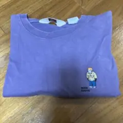 BEN DAVIS 半袖Tシャツ パープル 刺繍ロゴのサムネイル