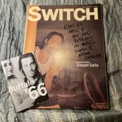 雑誌 SWITCH 1999年7月号　特集　ヴィンセント・ギャロ