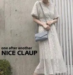 one after another NICE CLAUP小花柄ワンピース