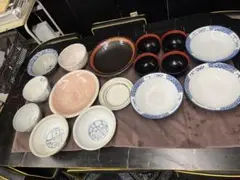 和食器 まとめ売り セット 業務用・家庭用 小鉢 皿 丼 汁椀 中古