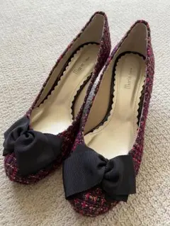 ☆新品☆マリーファム　パンプス　リボン付き☆