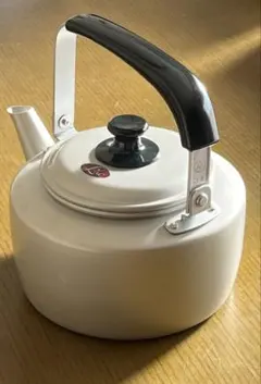 【未使用】昭和レトロ RIKEN リケン アルミやかん 3L 富士山マーク 麦茶のサムネイル