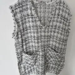 DouDou ツイード ベスト ジレのサムネイル