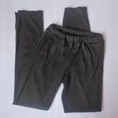 150サイズ｜GU/ジーユー｜リブパンツ（サイドスリット入り）