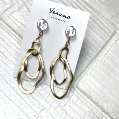 在庫処分セール ニュアンス　パール　ゴールドピアス　まとめ買いがめちゃ得意