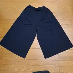 未使用の美品】中川政七商店 コットンフレアパンツ ブラック - メルカリ