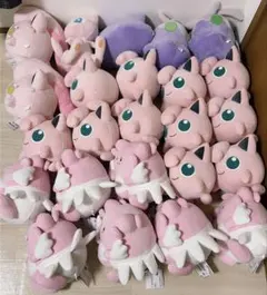 ポケモン　ぬいぐるみ　24点セット　新品タグ付き　プリン　ハピナス　ミュウ等