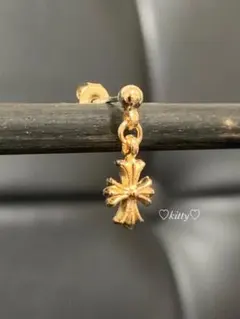 平野紫耀 着用タイプ【タイニー クロスピアス ゴールド 1個】キンプリ c49