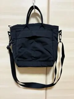【未使用・新品】UNIQLO 2wayユーティリティミニバッグ　ブラックのサムネイル