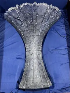 ボヘミアグラス　クリスタルガラス 花瓶