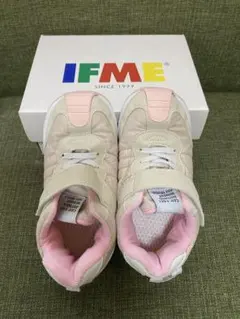 IFME ピンク スニーカー ベルト付き 18㎝