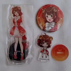 学マス 花海佑芽　スマイルベースカフェ アクリルスタンド　缶バッジ