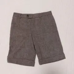 UNIQLO ショートパンツ ブラウン ウール混