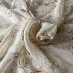 Margaret howell花柄シフォン生地 正方形