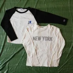 チャンピオン ギャップ 長袖Tシャツ 2枚