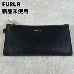 新品 FURLA フルラ レザー フラグメントケース カードケース ブラック