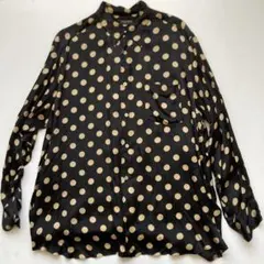 vintage 90s GARCONS rayon shirt a2のサムネイル