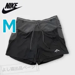 NIKE ランニングパンツ　ショート　トレイル　5インチ　ブラック　メンズM