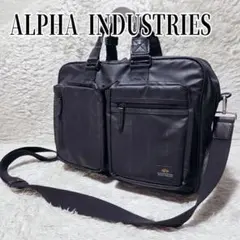 ALPHA INDUSTRIES 2WAY ショルダーバッグ ビジネスバッグのサムネイル