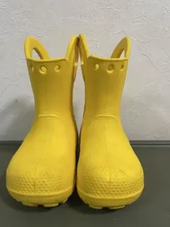 crocs 長靴 黄色