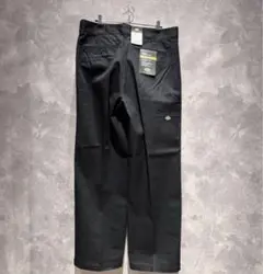 【送料無料】新品未使用タグ付き Dickies ダブルニー BK 36×32