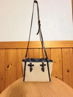 値下げ！GIANNI CHIARINI ショルダーバッグ ベージュ/ブラック