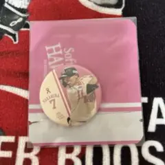 ソフトバンクホークス 中村晃選手 缶バッジ
