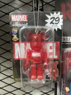 ベアブリック マーベル クリアレッド