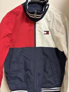 トミーヒルフィガー ナイロンジャケット 赤・白・紺