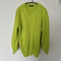 【着用一回】GORGE 蛍光グリーン セーター サイズF