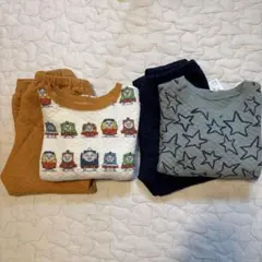 ユニクロ　キルトパジャマ　中古　100サイズ