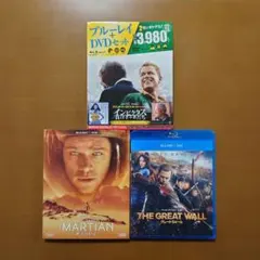 【マット・デイモン3作/BD＆DVD】インビクタス／オデッセイ／グレートウォールのサムネイル