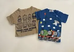ベビー服　90 Tシャツ　機関車トーマス　2点男の子　電車　春夏