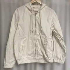 UNIQLO ユニクロ ジップパーカーブルゾン ホワイト S