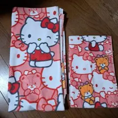 しまむら ハローキティ フェイスタオル バスタオル 2点セット